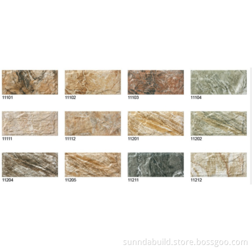 premium quality modern design house Roughness wear resistant stone tiles and marbles exterior wall floor clinker tile